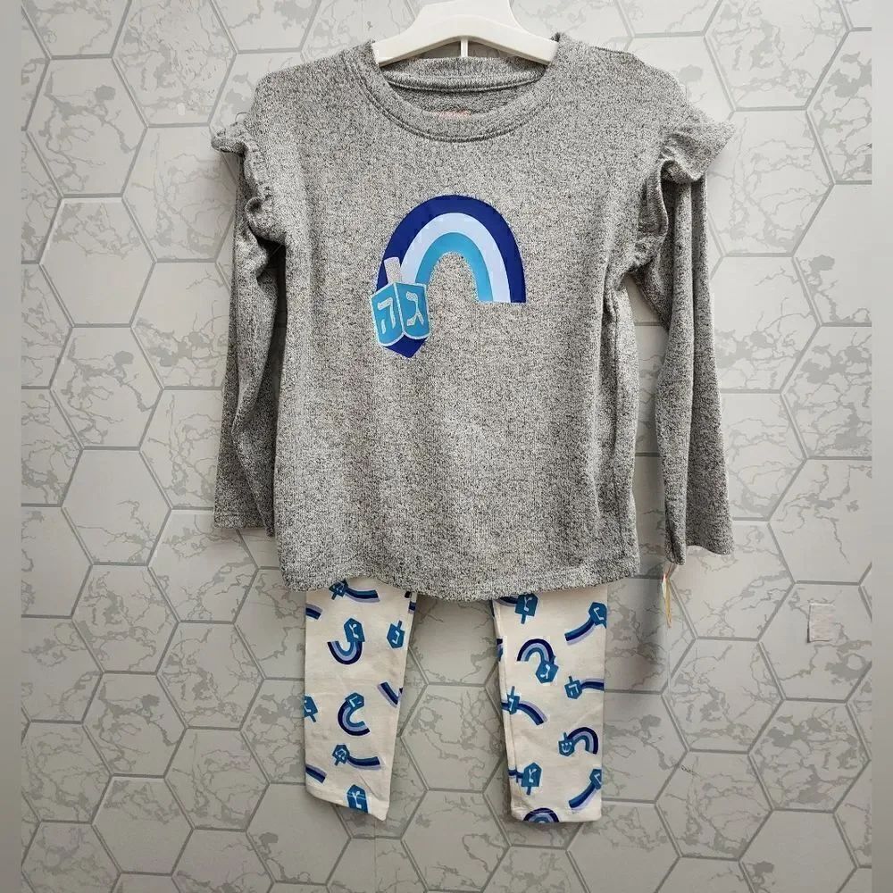 NWT Hanukkah or Shabbat Cat & Jack girl Outfit